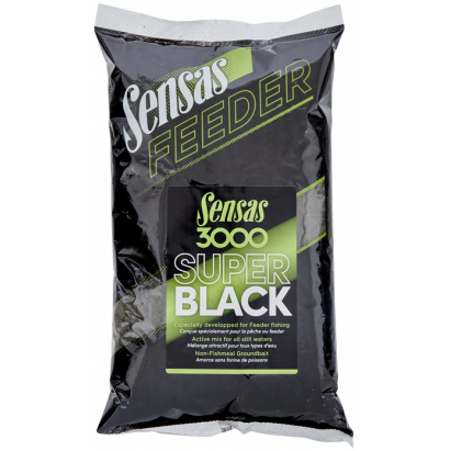 Sensas Krmení 3000 Feeder Super Black 1kg