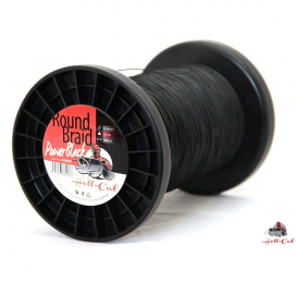 Hell-Cat Splétaná šňůra Round Braid Power Black 1m|0,50mm (57,5kg)